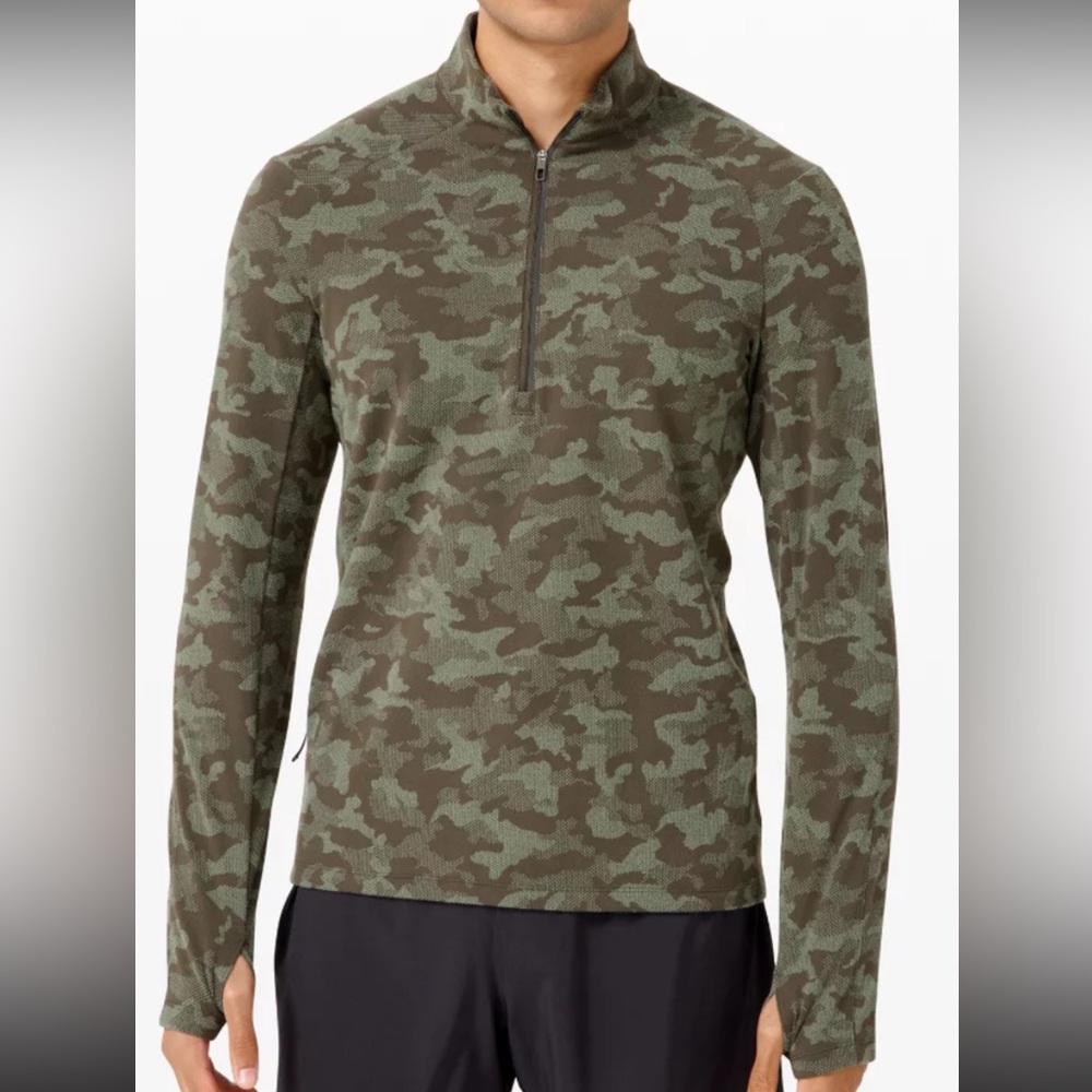 Lululemon Surge warm 1/2 zip pullover size medium